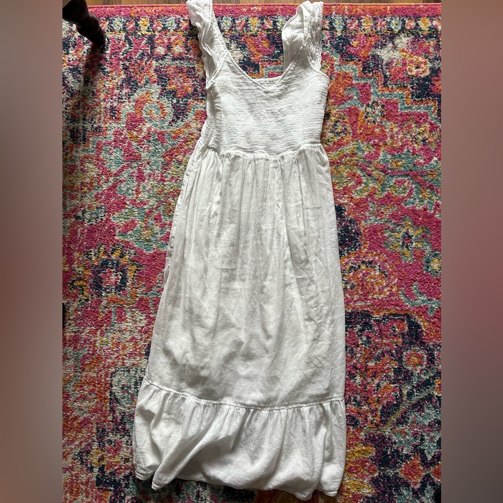 White Midi Dress